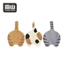 SHIMOYAMA Seat Cover Fluffy Square seat Cushion Cute Cat Design Soft Wool Seat Cushion for Chairs Stools Chair Pad Round 6