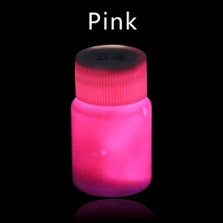 Radiant Glow - in - the - Dark Phosphorescent Paint for Creative Party Nail Art (Pink)