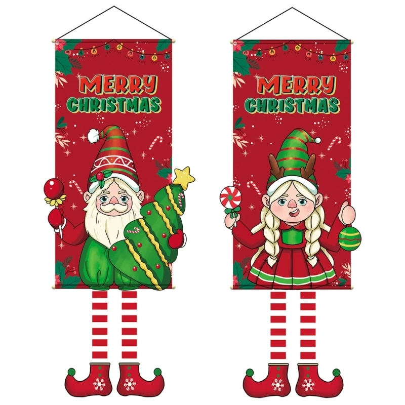 

Unique Christmas Hanging Banners Merry Christmas Perfect Decoration for Supermarkets, Store Bars, Hotels new