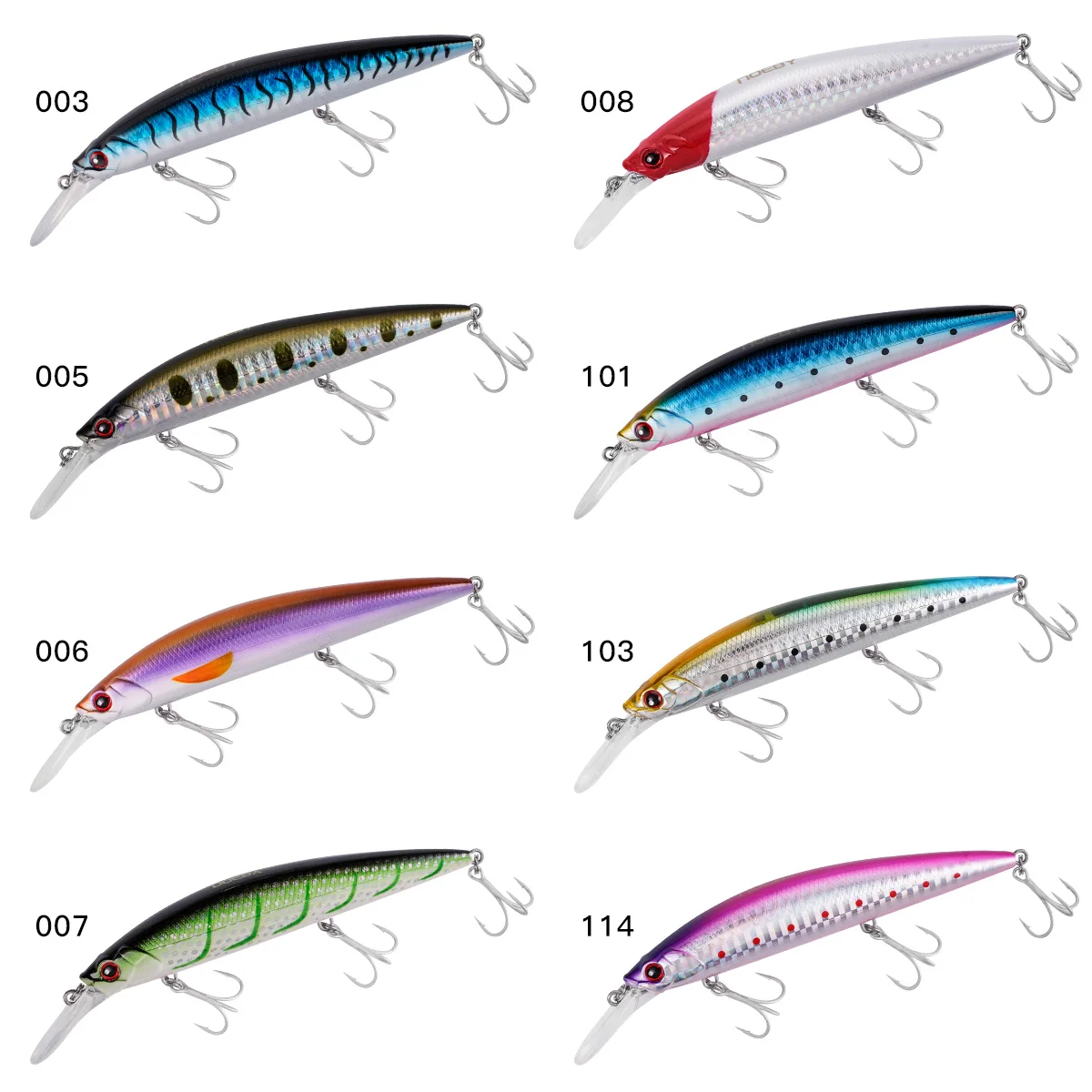 NOEBY 110mm 36g Heavy Sinking Minnow Fishing Lures Rolling Wobblers Artificial Hard Baits Jerkbait for Seabass Fishing Lure