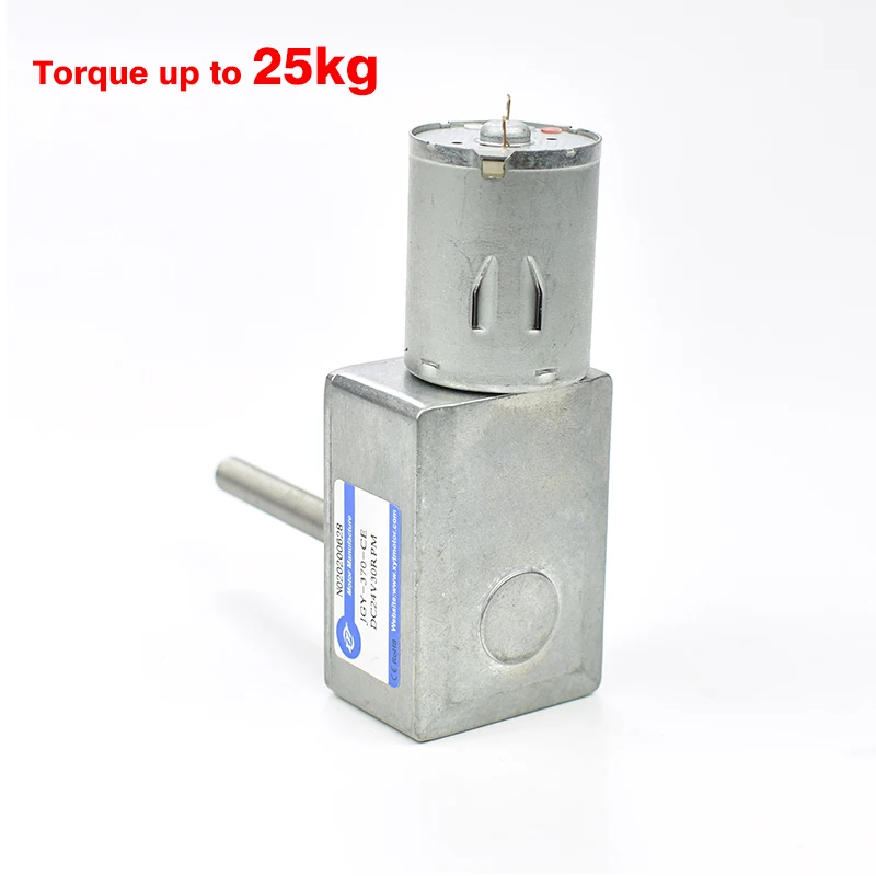 4632-370 12V Volt DC Worm Gear Reducer M6 Screw Shaft Length