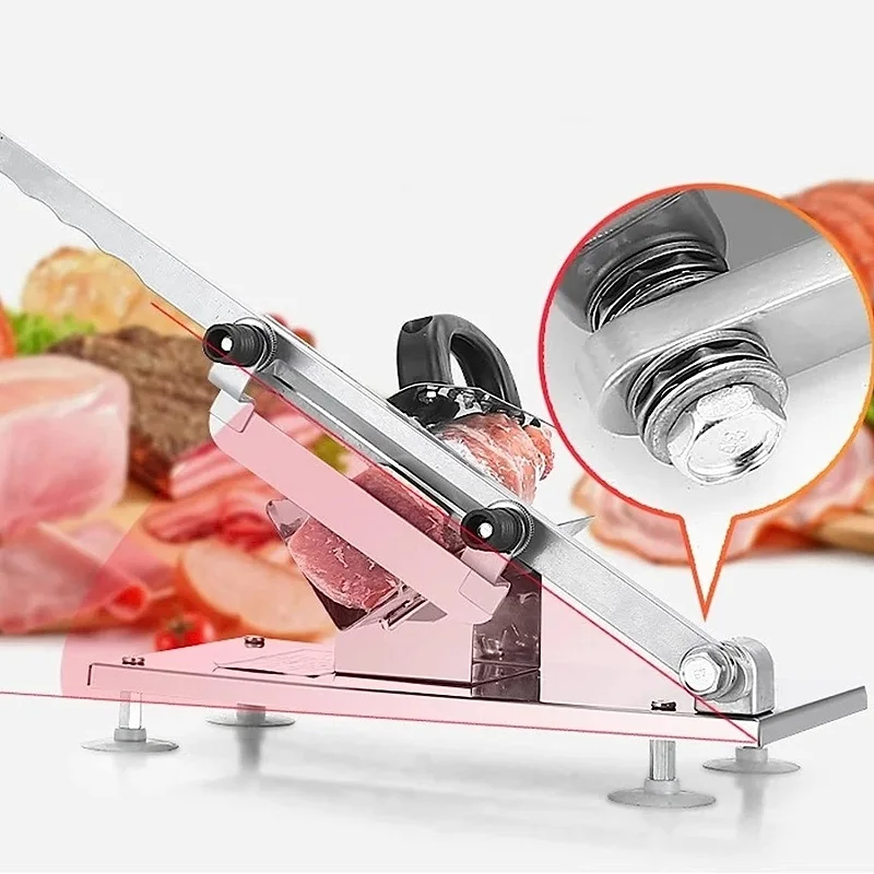 Manual Meat Slicer Food-grade Stainless Steel Thin Meat Slicer Bacon Slicer  Removable Meat Cutter Multifunctional SlicingMachine - AliExpress