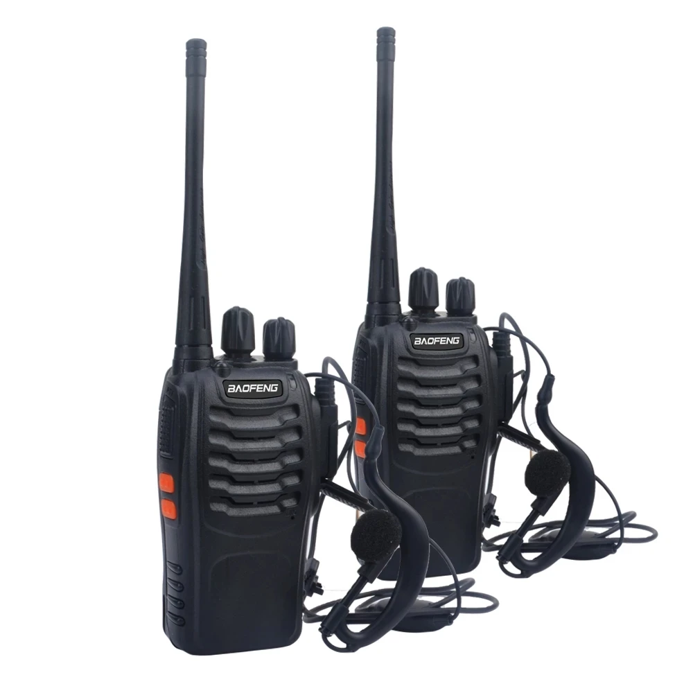 

Free shipping 2pcs/lot baofeng walkie takie BF-888S UHF 400-470MHz Ham Amateur radio baofeng 888s VOX radio with Earphone