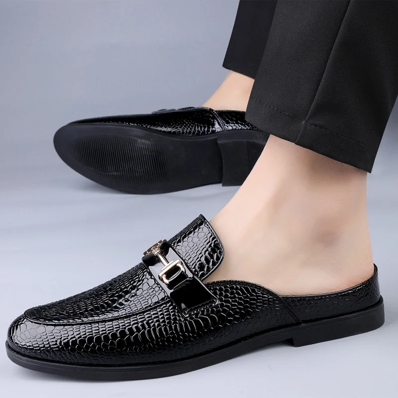 Loafers Mens Outdoor Mules Mule Sandals For Men Men's Moc Toe Slip