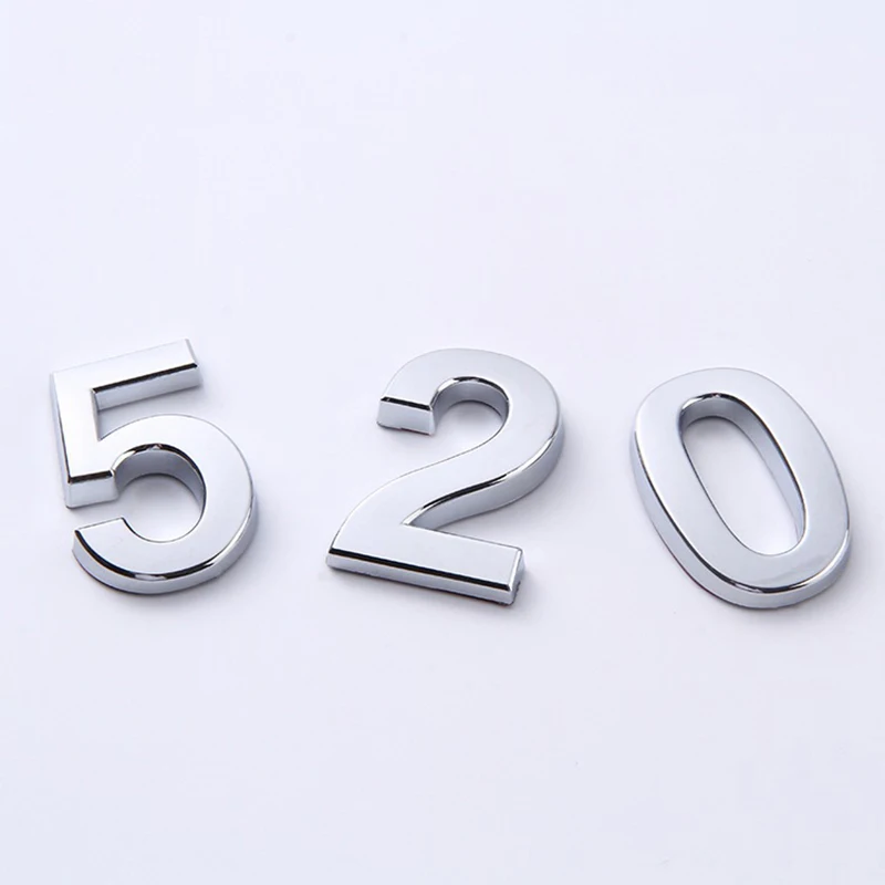 Self Adhesive Number Stickers House Door Address Number Plate Sign Hotel House Decor 3.5/5/7cm 1x house number signs,door signs,house numbers,number plate