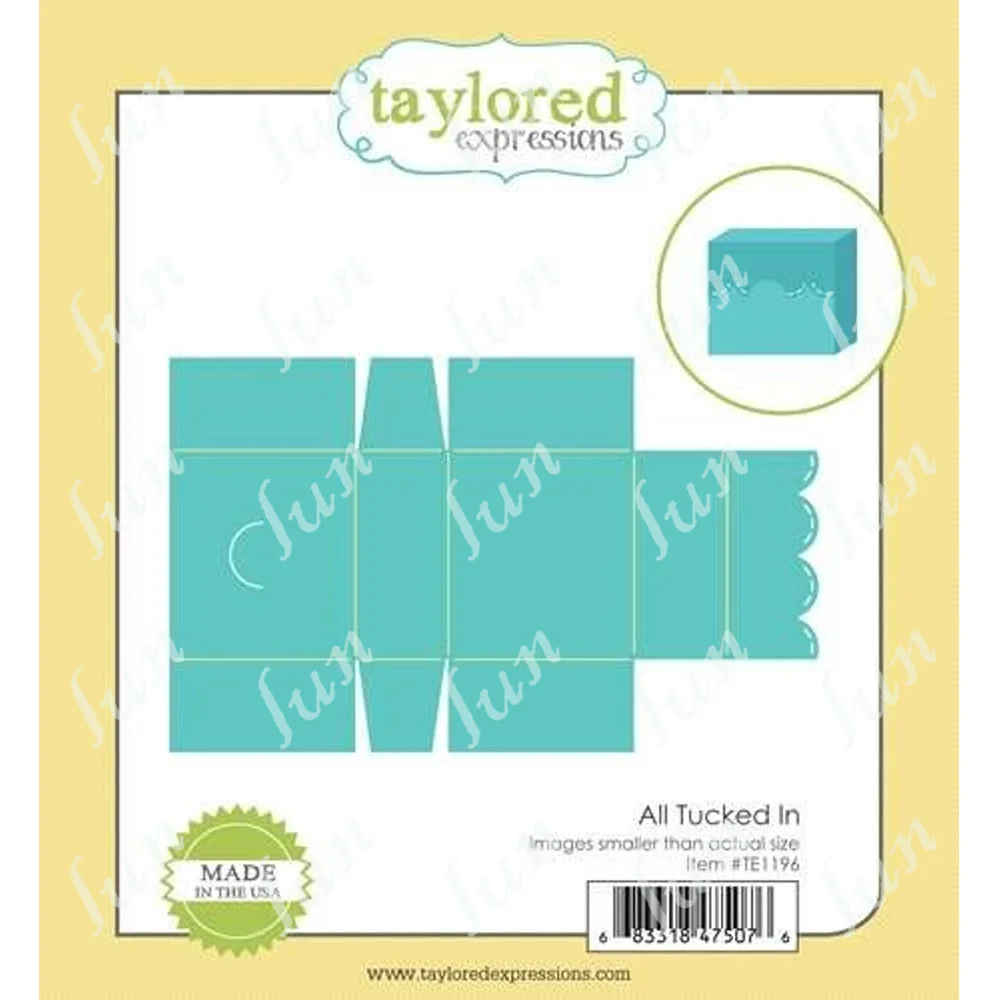 

All Tucked in Cutting Dies Scrapbooking 2022 New for the Christmas Holiday Window Box Die Cuts Molds Craft Supplies Decoration