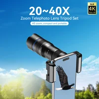 APEXEL New Upgraded Optional HD 20x-40x zoom telescope telephoto lens Camera Phone lens for Samsung iPhone Xiaomi all Smartphone 1