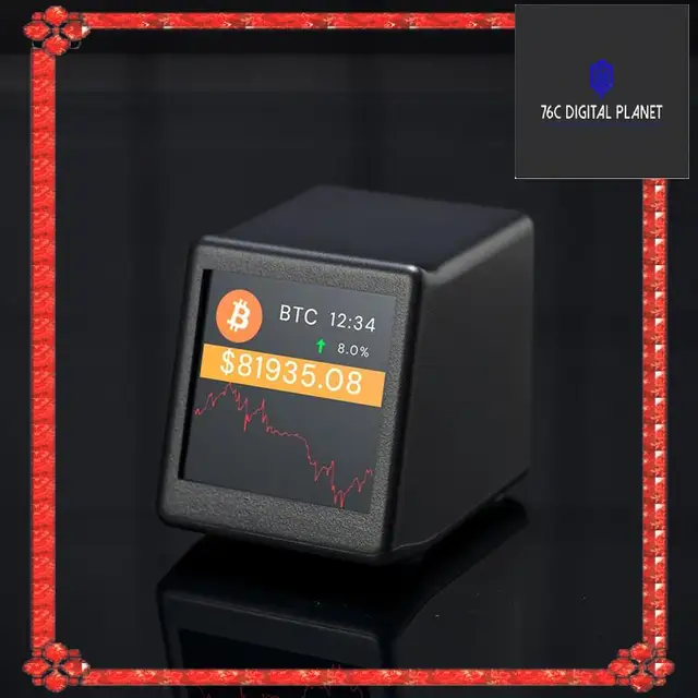 2.4G Crypto Tracker Bitcoin Mining Machine Cryptocurrency Displayer Crypto Tracker Fornerdminer B 1