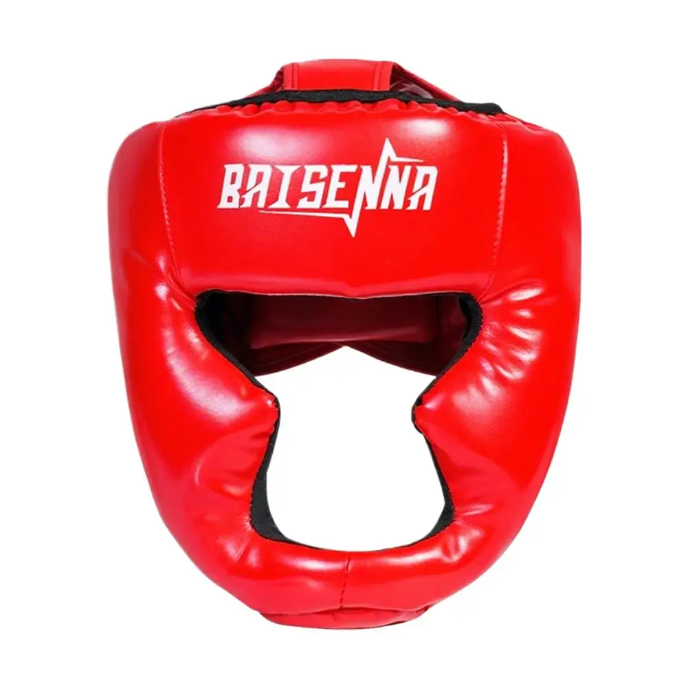 Kinder-Boxhelm mit Affengesicht Sanda Kopfschutz Vollständiger Gesichtsschutz für Muay Thai Wettkämpfe Stoßfester Sparring-Kopfschutz – Detail 2