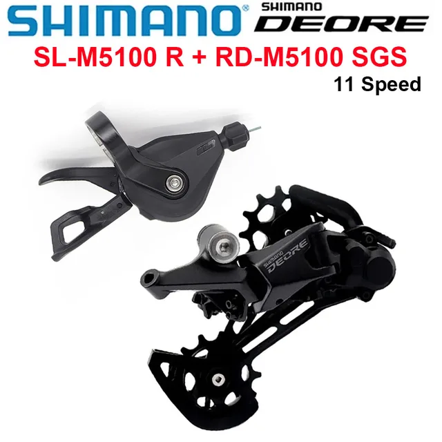 シマノ DEORE M5100 リアディレイラー，シフティングレバー 新品SHIMANO シマノ DEORE／シフティングレバー11S SL-M5100-R／リア