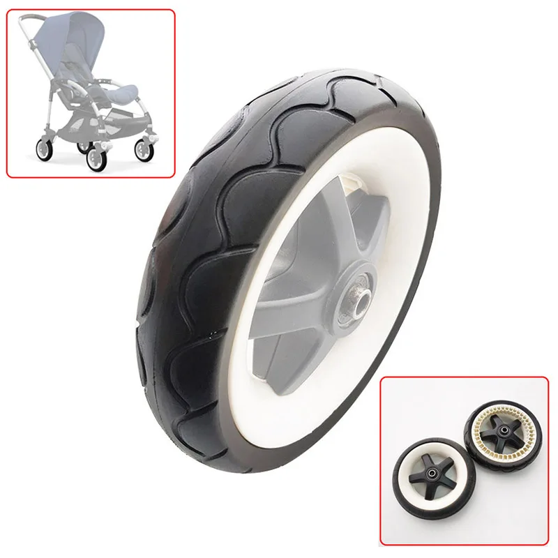 Tyre Compatible Bugaboo Bee3 Bee5 Front or Back Wheel Tubeless Stroller  Cover With Tire Tread Pram Wheel Casing Accessories