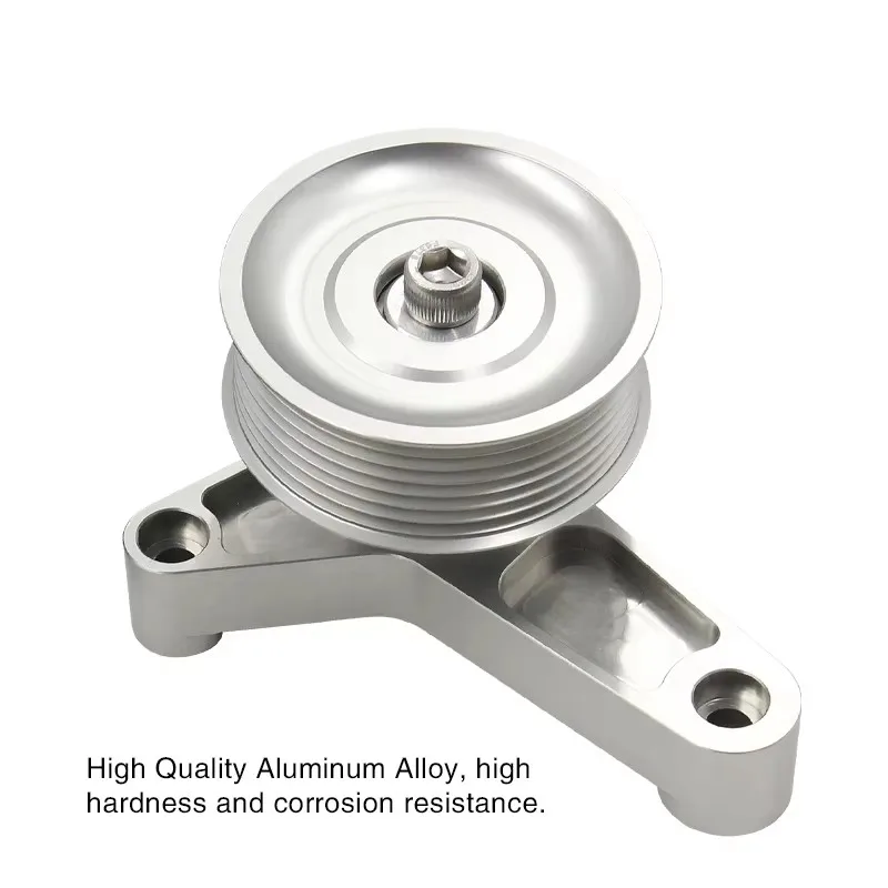 Adjustable EP3 pulley kit Honda 8th 9th Civic all K20/K24 engines automatic tensioner air conditioning installed