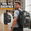 WINHUNT 2025 New Heavy Duty Tool Bag Thickened Tool Backpack with Plastic Bottom for Organizer Electrician Man Gift 2
