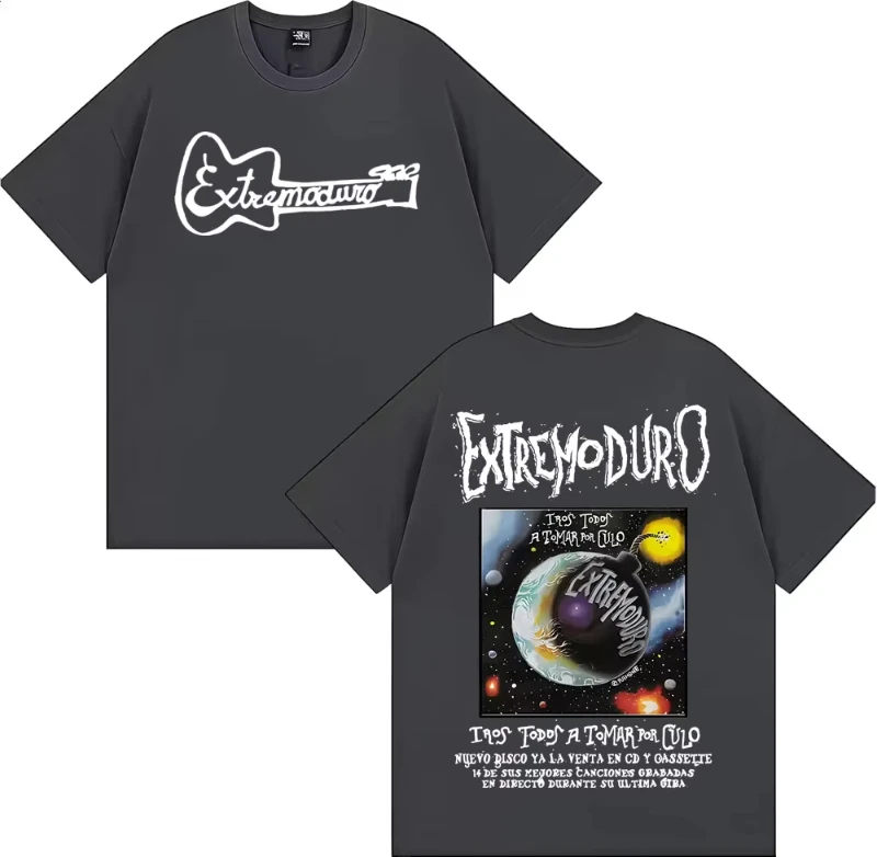 Camisetas de banda de Rock EXTREMODURO Tour 2025 Merch, ropa para