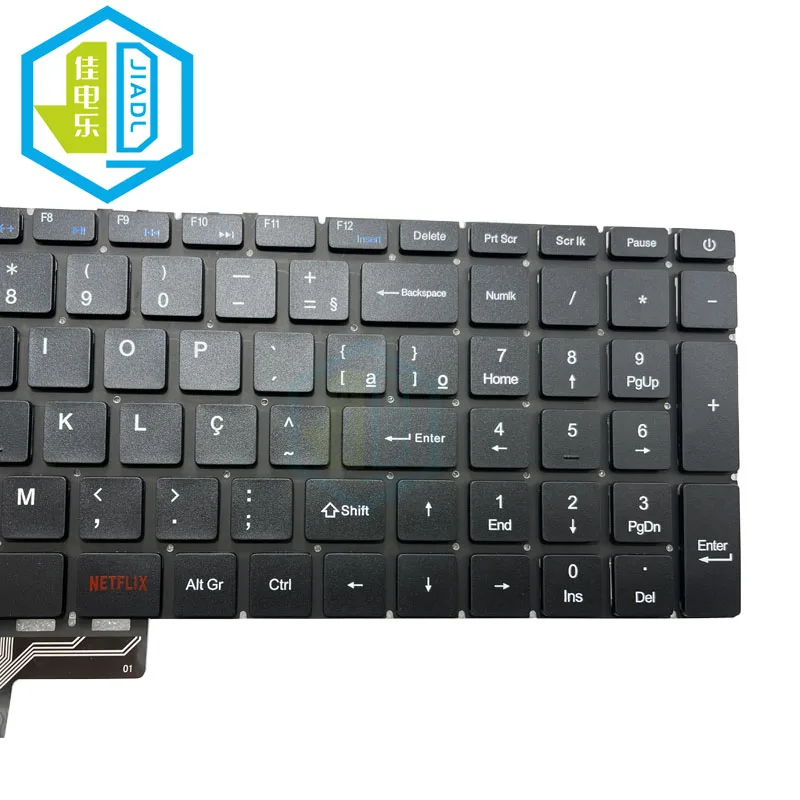 Evoo-peças do Teclado do pc Portátil Teclados de Substituição do Brasil Evc1562bk Evc1561bk Evc156-2 Evc156-1 Bra Novo - Imagem 2