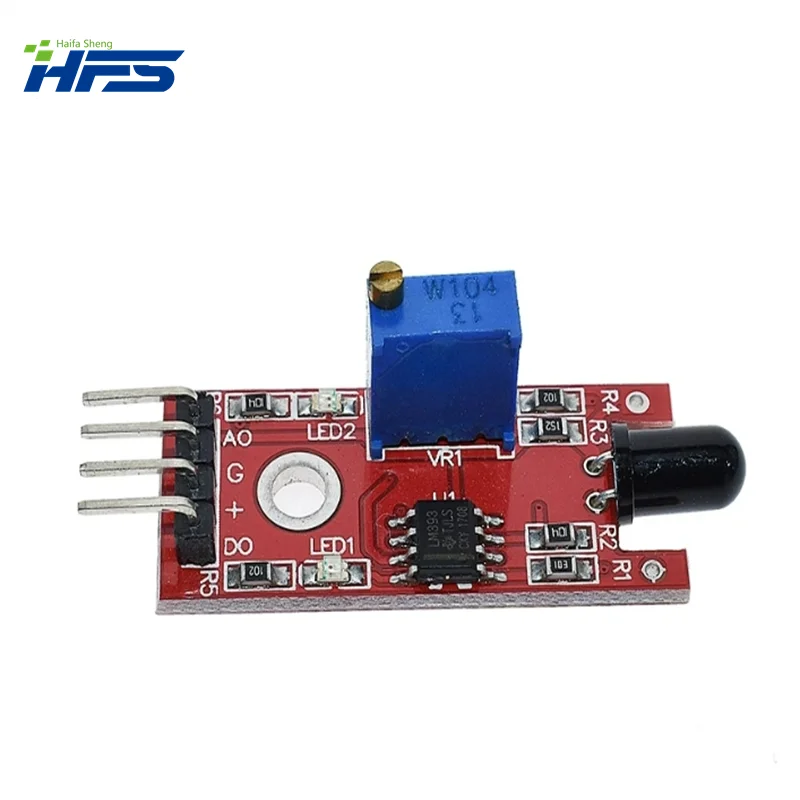 KY-026 화염 센서 모듈, 온도 감지용 IR 센서 감지기, Arduino에 적합