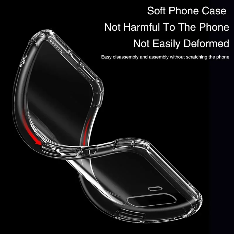 Fall-Proof Transparent Phone Case for OPPO F15 F11 F9 Pro F7 F5