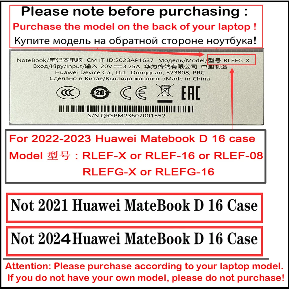 the latest laptop case for huawei matebook 2022 d 16 rlef-x laptop