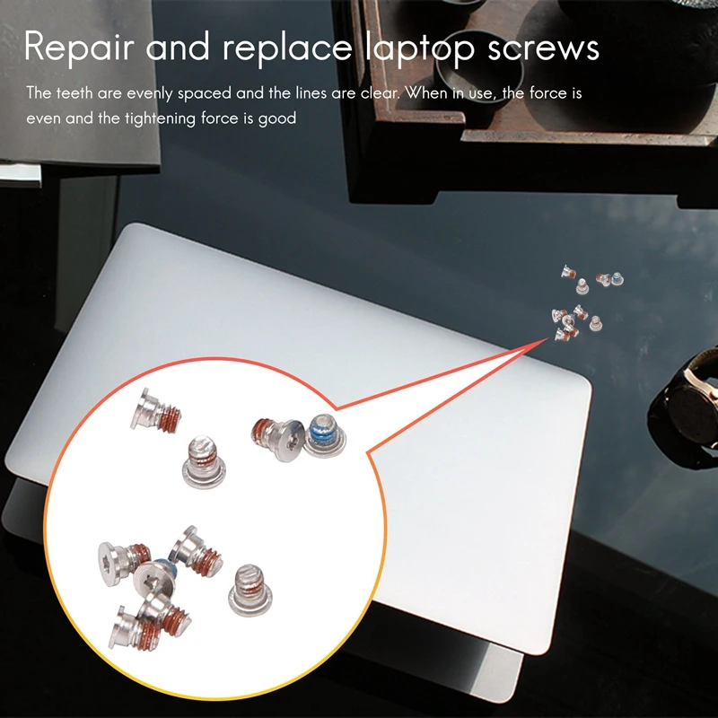 Macbook Pro Retina A1425 A1502 A1398 나사 세트 2012-2015 년을위한 최신 10 Pcs 하단 케이스 나사