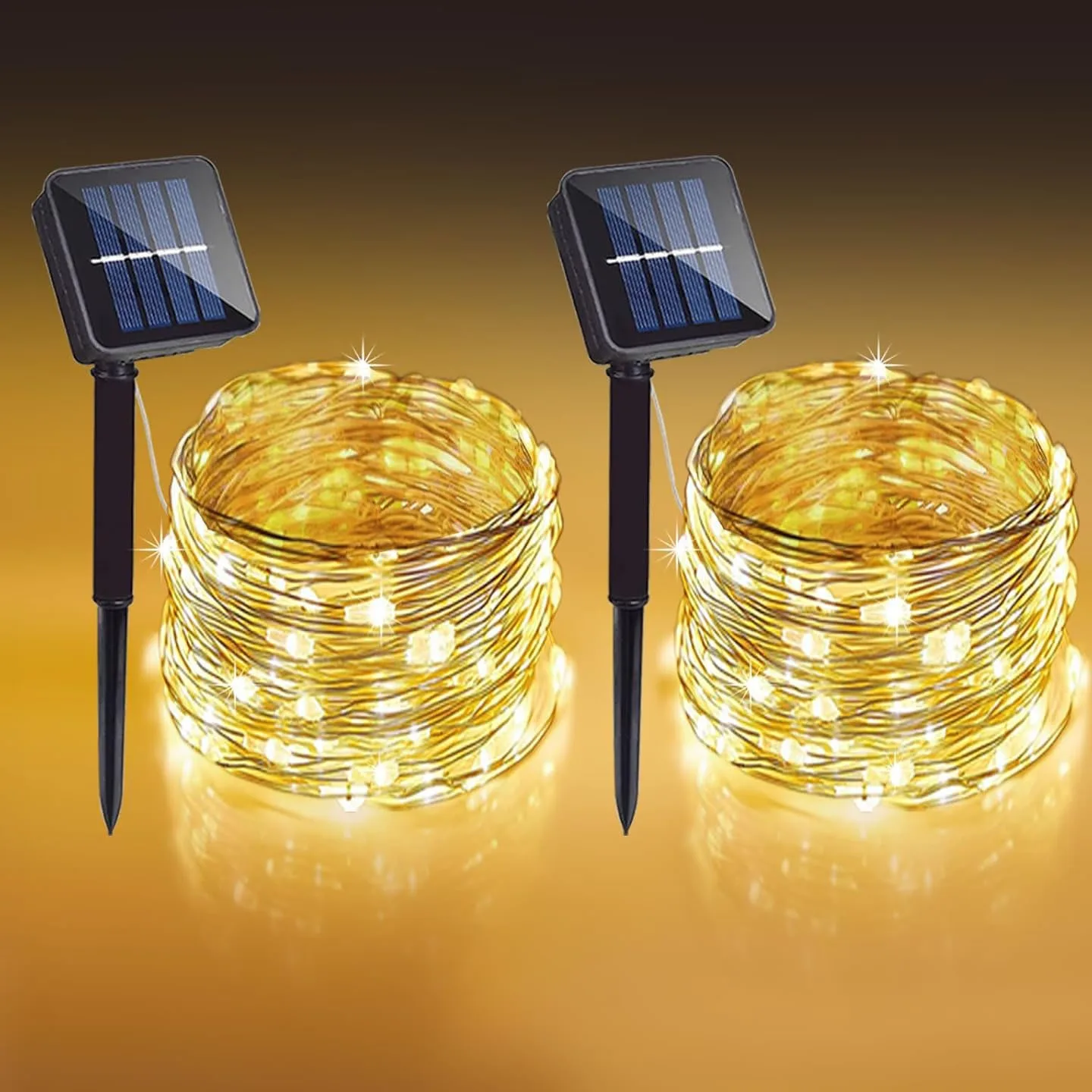 Solar-Powered Waterproof Fairy String Lights with 8 Modes