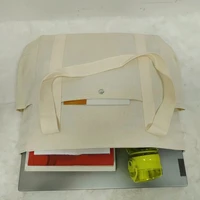 Sacs fourre-tout en toile de grande capacité pour le travail, sac de transport, tenue d'étudiant de style universitaire, sac lancé par le livre 4