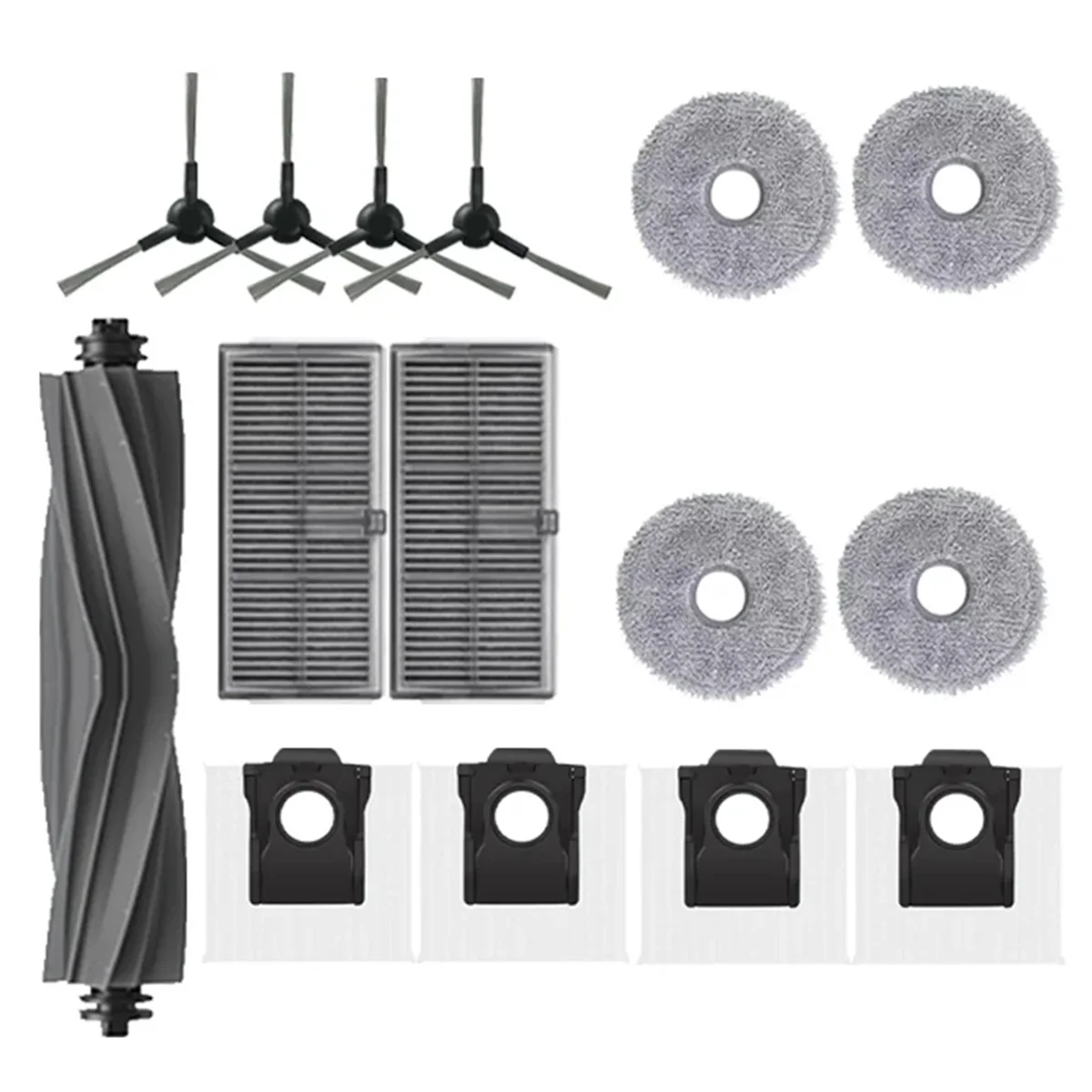 FZFZ For L10s Pro Ultra Heat, X30 Ultra, X30 Pro Vacuum Cleaner Accessories Main Side Brush Filter Mop Dust Bag