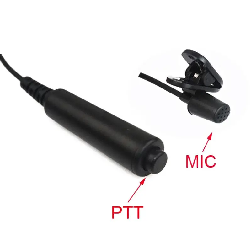 Auricolare Con Tubo Acustico E PTT Per Motorola CP185, CP040, PR400 E Molti Altri