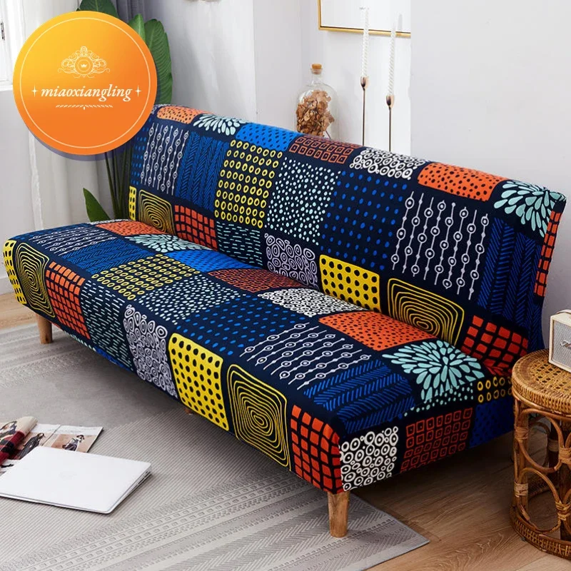 

2023 NEW Sofa Bed Cover Without Armrest Folding Elastic Covers for Living Room Couch Sofas