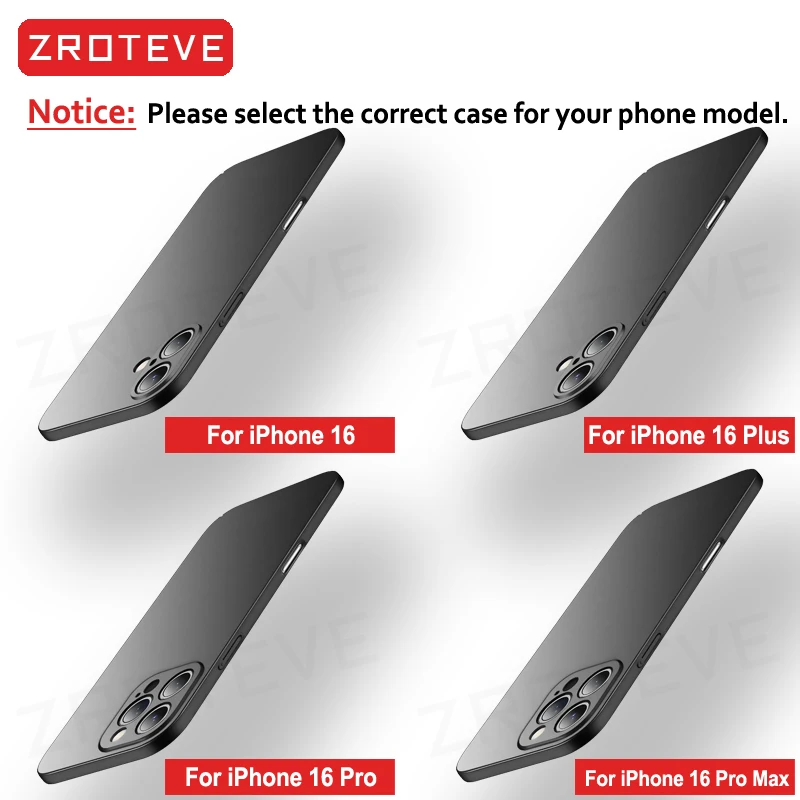Slim Matte Hard PC Phone Case - ZROTEVE Protective Cover