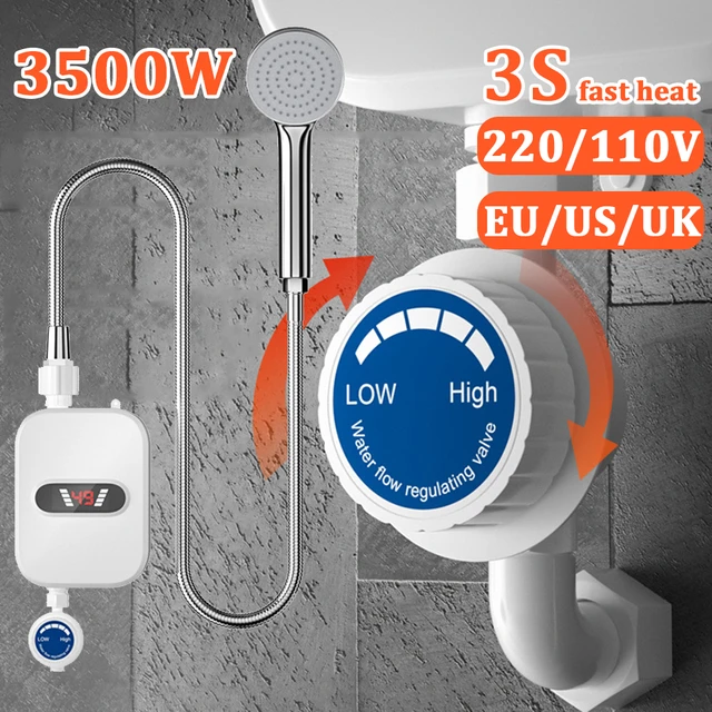 Salle de bain Robinet électrique Robinet d'eau chaude instantané-220v  Chauffe-eau instantané électrique 2 en 1 Salle de bain-Aliexpress