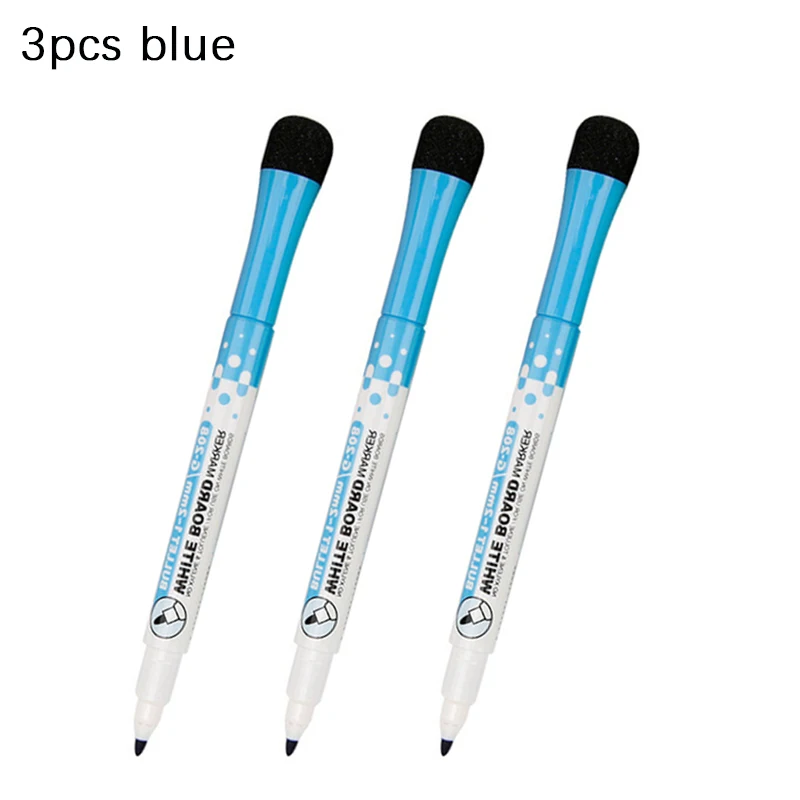 Vibrant Whiteboard Pens Set - Fine Tip Magnetic, Erasable Caps, Perfect