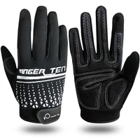 Full-Finger Workout Gloves for Men, Excellent Grip Padded Lightweight Gym Gloves Durable Training Gloves for Exercise Fitness 1