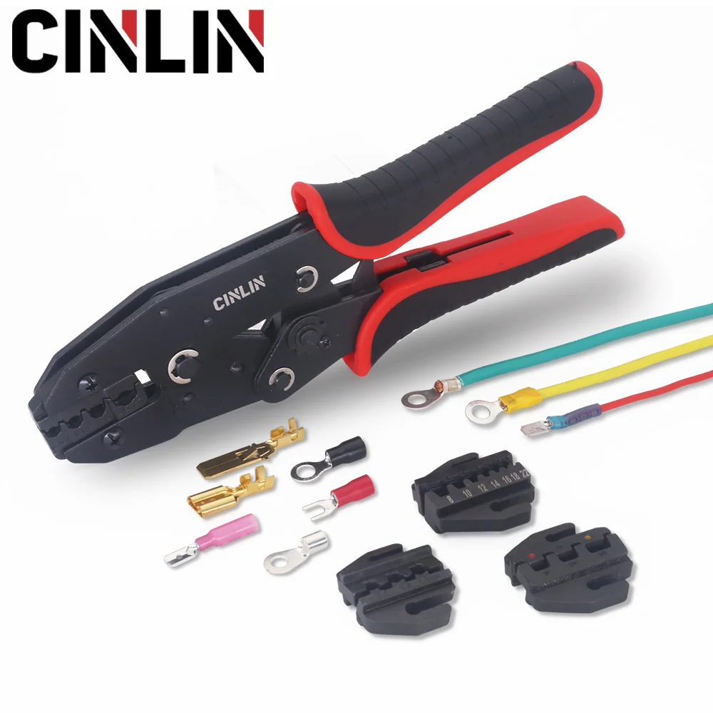 Ratchet Wire Terminal Crimper 9inch High quality Crimping Tools Multi