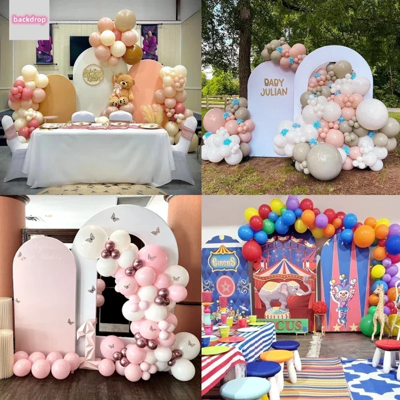 6 Types Wedding Background Decoration Backdrop Stand for Event Party Decoration Balloon Arch Wall Photography Decor