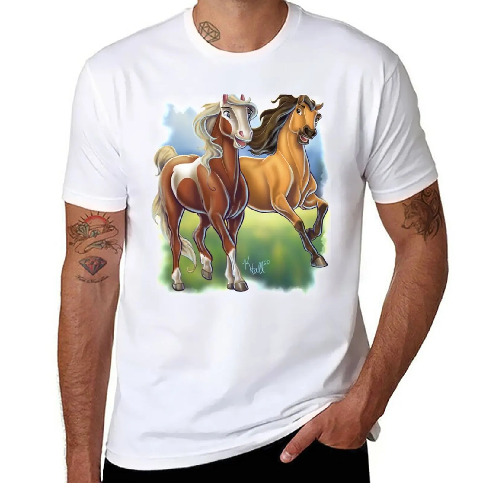 

New Spirit and Rain T-Shirt black t shirt boys t shirts blondie t shirt mens cotton t shirts
