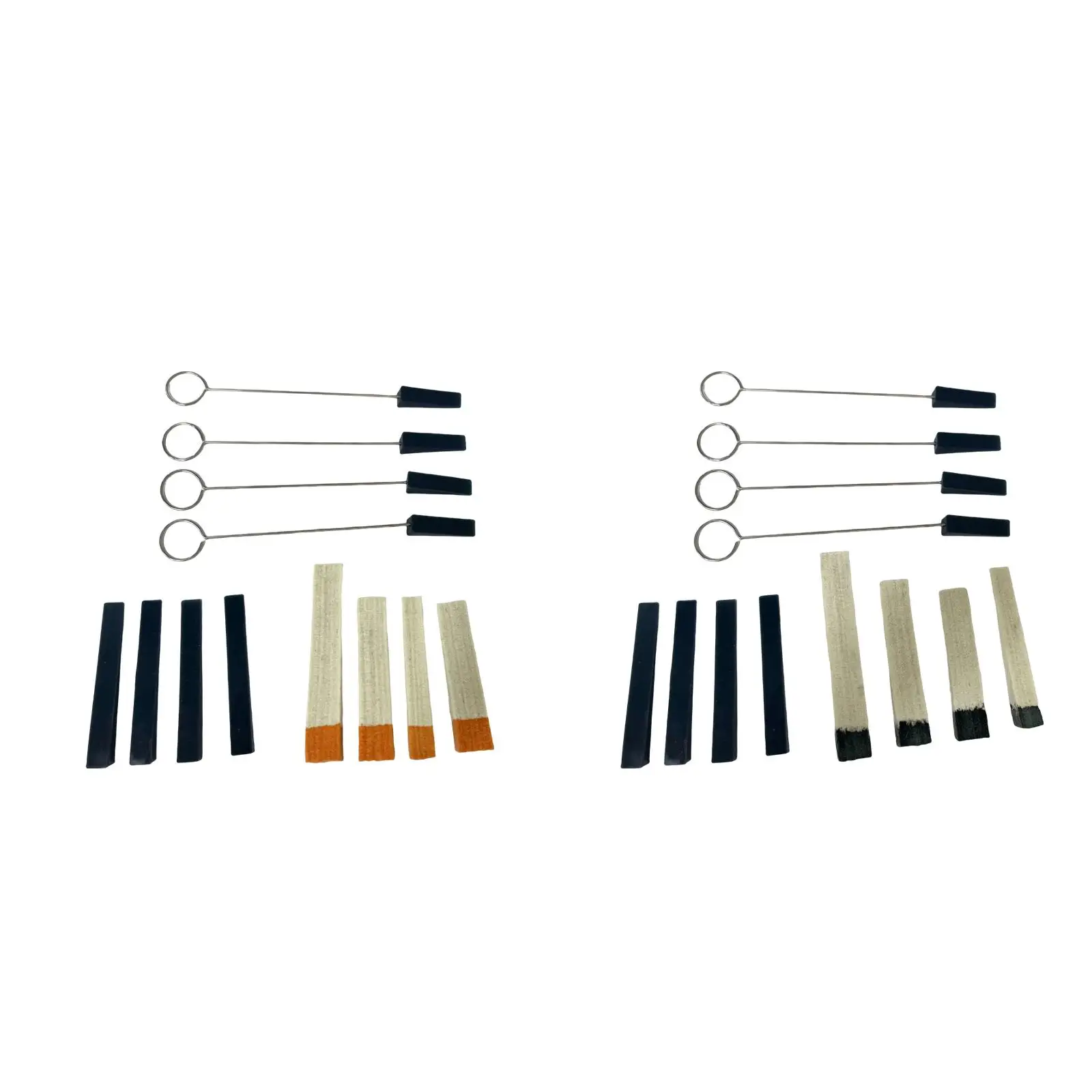 Piano Mute Blocks Kit Tuning Strip Felt Material Repair Wedge Accessories Toolkit Tool for Mediant Treble Instruments Keyboard