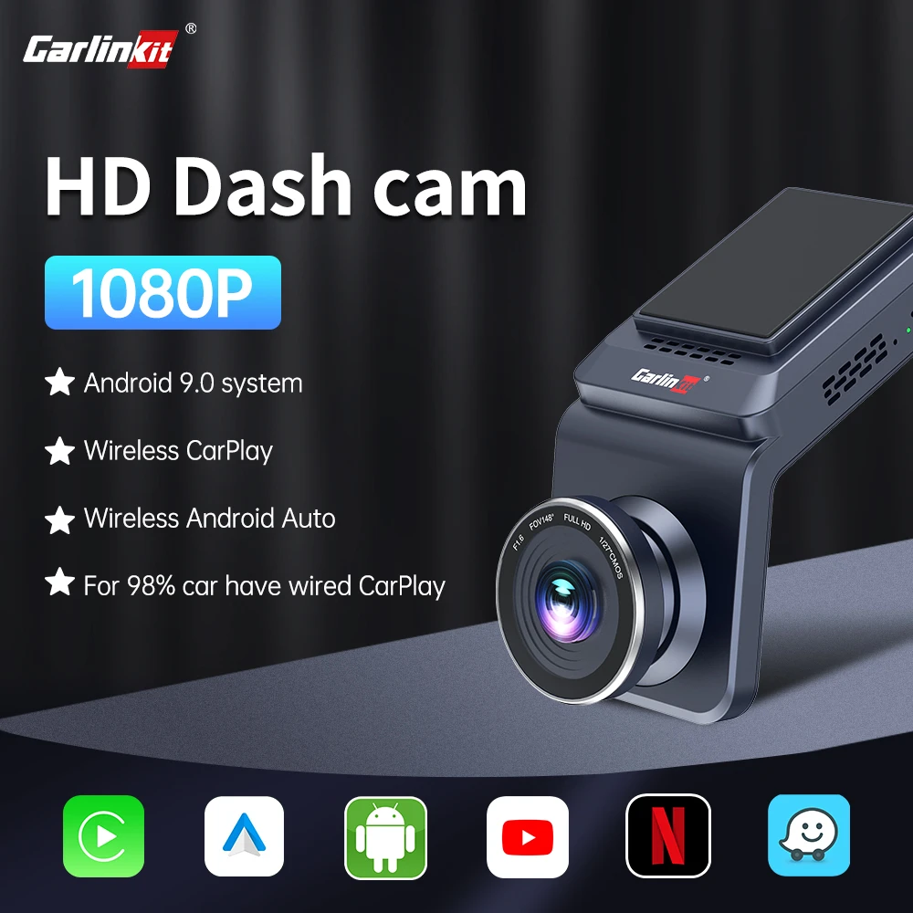 Carlinkit Dash Cam Carplay Ai Box Wireless Carplay & Android Auto Wifi  Video Recorder Youtube Qualcomm 8-core Streaming Box Gps - Car Ai Box -  AliExpress