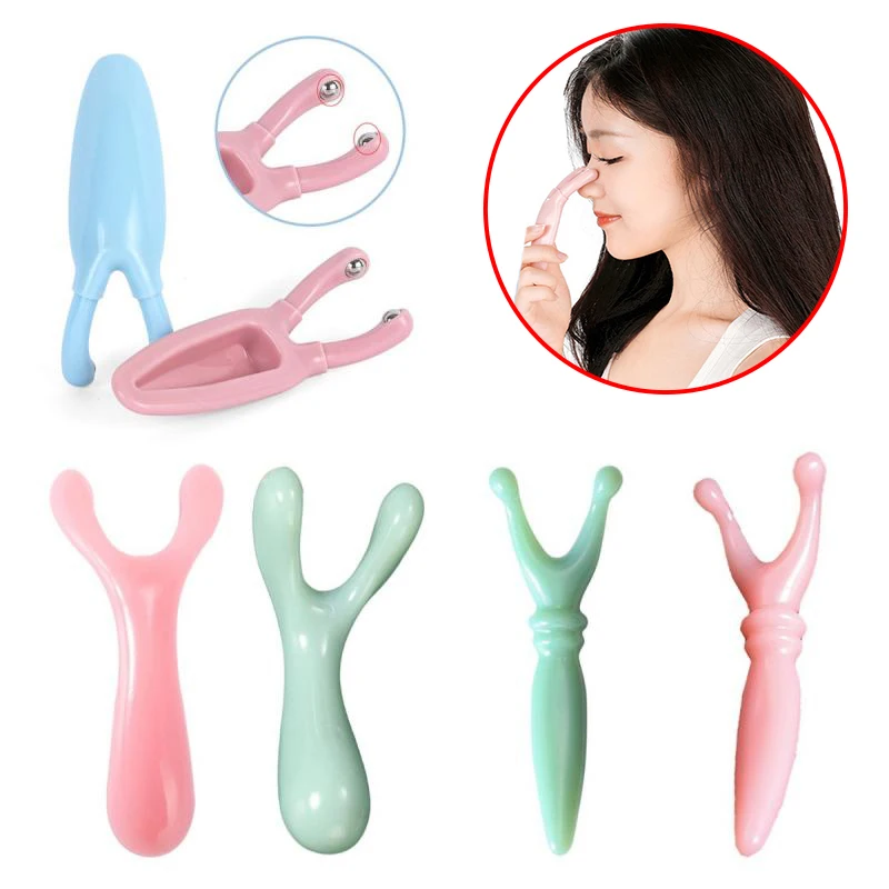 

1pc Plastic Nose Massager Promote Blood Circulation For Trigger Point Therapy Gua Sha Board Facial Massage Nose Lifting Tools