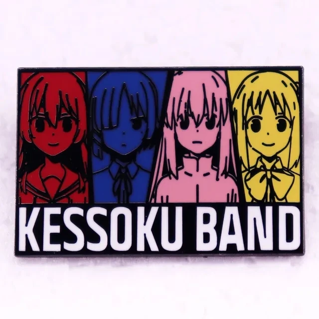 

Lonesome Rock Anime Kessoku Band Enamel Pins Collect Badge Cute Children Gift Jewelry Adorn Backpack Hat Collar Brooches