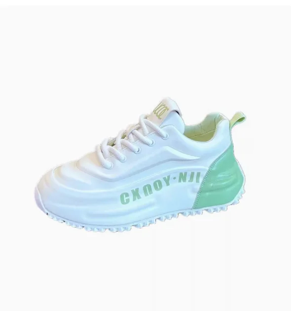 Dad Shoes Men's Trendy Brand 2024 New Autumn and Winter High end Trendy Versatile White Shoes Height Raising Sports and Leisure 3