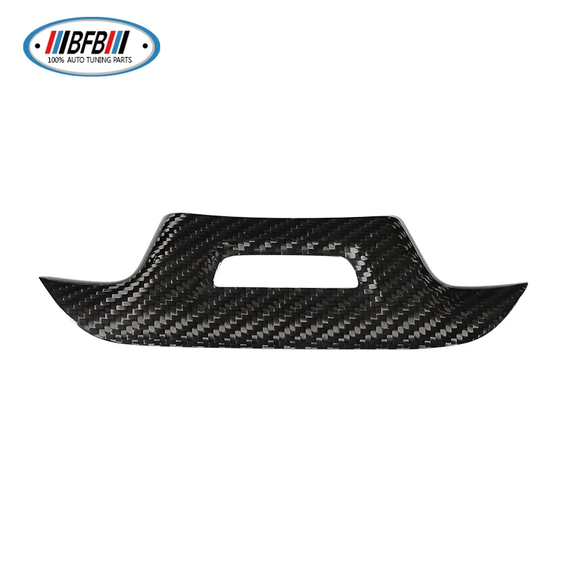 

Real Dry Carbon Fiber Steering Wheel Trim Cover with hole for Chevrolet Camaro 2015up