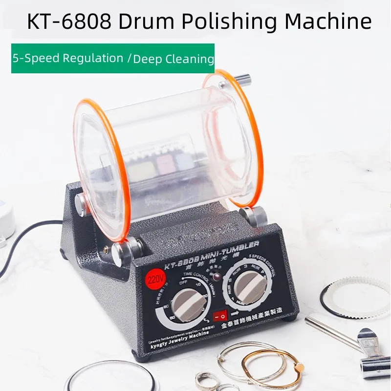 kg Drum Polishing Machine, Jewelry Rotary Tumbler, Tumbling Mini