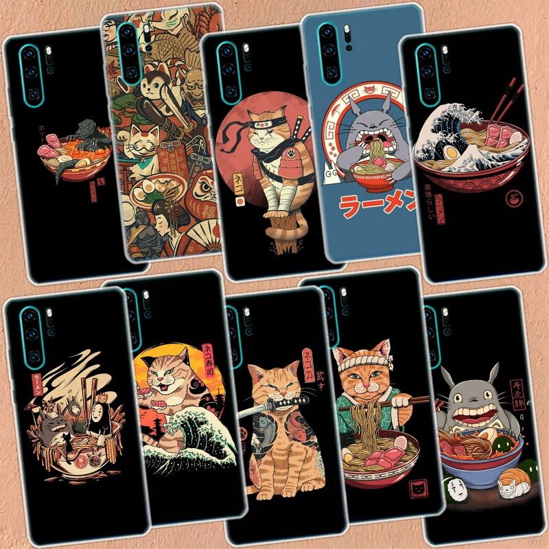 Great Ramen Wave Japan Phone Case For Huawei P50 Pro P40 P30 Lite P P10 Coque Mate 10 Lite 30 40 Pro Cover Capa Shell Aliexpress
