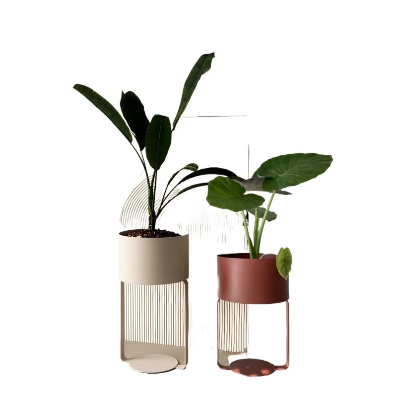 Minimalist Plant Shelves for Home, Flowerpot Stand, Turtle Backed, Bamboo Shelf Decoration, Wrought Iron, Indoor Gardening
