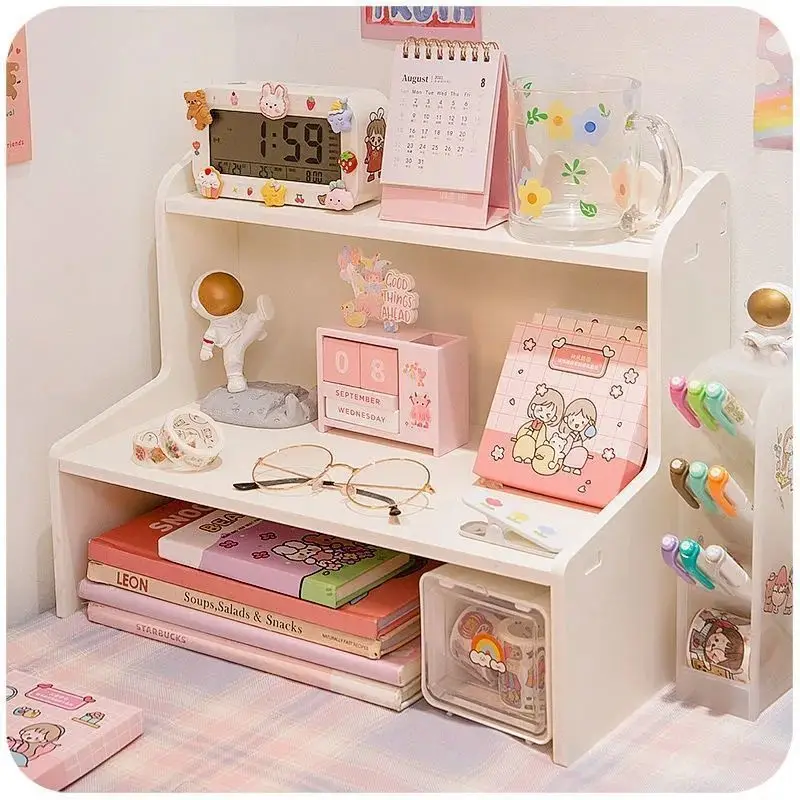 Desktop Organizing Storage Rack Study Stationery Storage Rack Bedroom Cosmetics Storage Rack Tabletop Sundries Organizer