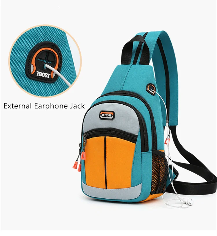 Vista da mochila eTya sendo usada nas costas