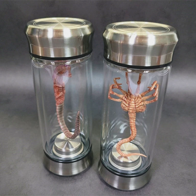 エイリアン瓶xenomorph標本facehugger胚ガラス瓶映画プロップ