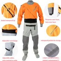 Kayak Dry Suits for Men, Latex Cuff Gasket on Neck and Wrist, Fully Seal Recommended Padding, D19, 2023 1