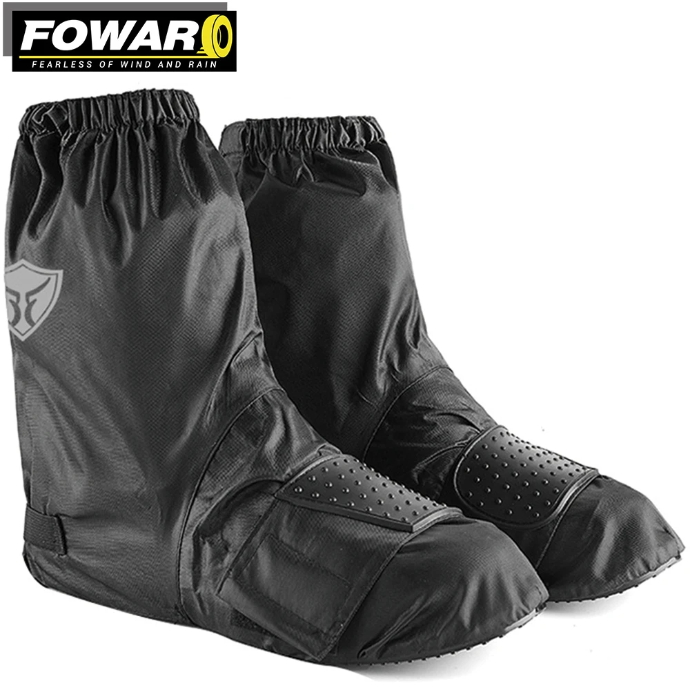 Motorcycle Rain Boots Waterproof Shoe Cover Cycling Portable Folding Type