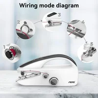 Handheld Sewing Machine Battery Powered Electric USB Quick Stitching Device Home Needlework DIY Travel Fabric Machines Craft 2